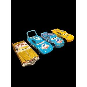 Disney Pixar Cars Lot of Die-cast Dinoco‎ Race Team, Tex Dinoco, Strip Weathers